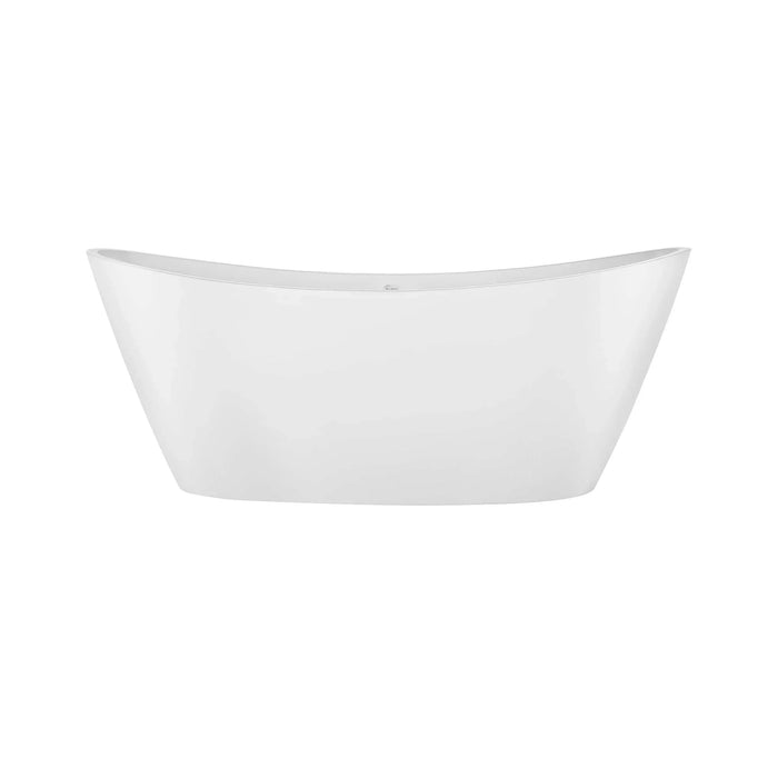Empava 59-Inch Freestanding Soaking Bathtub with Lighted (EMPV-59FT1518LED)