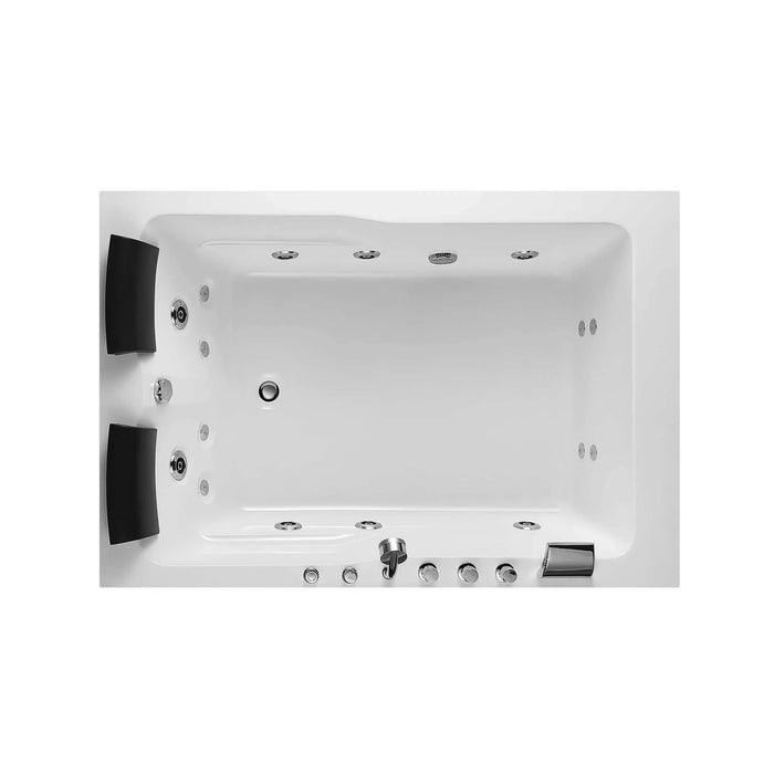 Empava 71-Inch Acrylic Alcove Whirlpool Bathtub (EMPV-71JT667B)