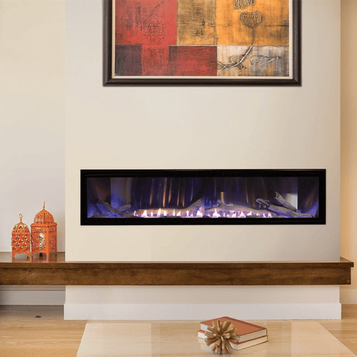 Empire Boulevard 60 Contemporary Linear Vent-Free Gas Fireplace - Home and Heat