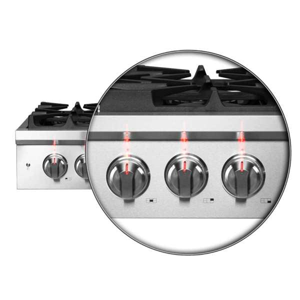 FORNO Spezia 30" Gas Rangetop with 5 Sealed Burners in Stainless Steel, FCTGS5751-30