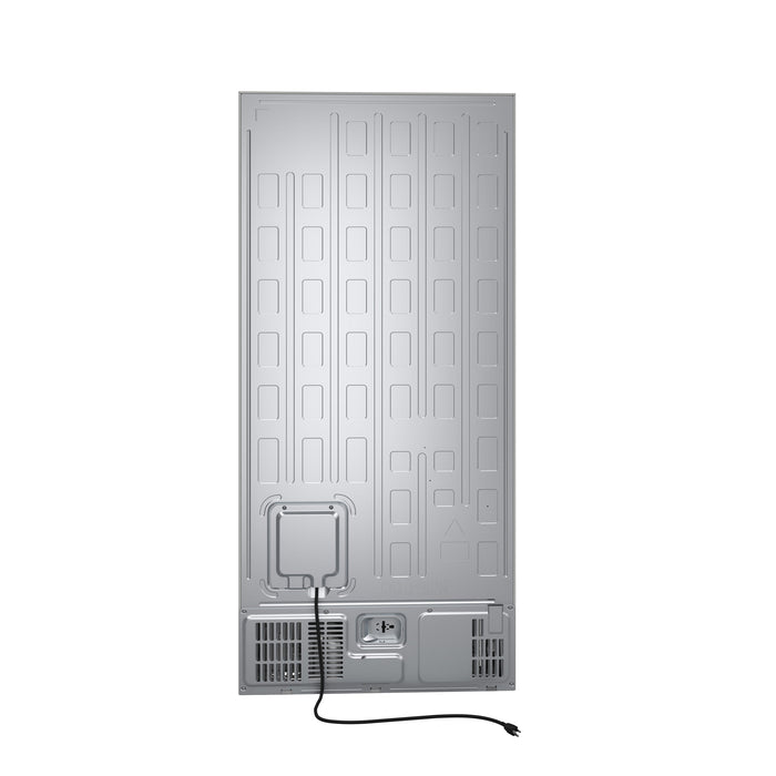 FORNO Espresso Milano 31" 17.2 cu. ft. Right Swing Refrigerator and Bottom Freezer in Stainless Steel with Silver Handles, FFFFD1785-31S