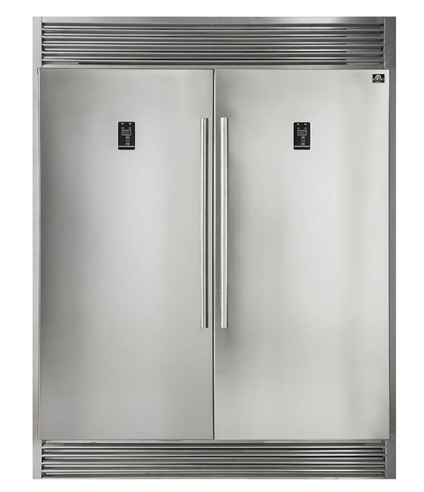 FORNO Appliance Package - 30" Gas Range, Dishwasher, 60" Refrigerator, AP-FFSGS6276-30-W-5