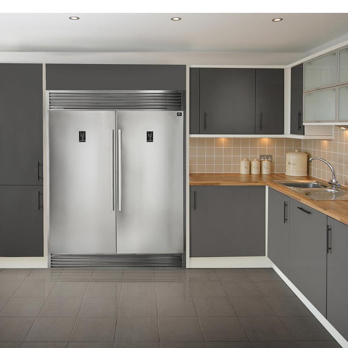 FORNO Appliance Package - 48 Inch Gas Range, Dishwasher, 60 Inch Refrigerator, AP-FFSGS6244-48-5
