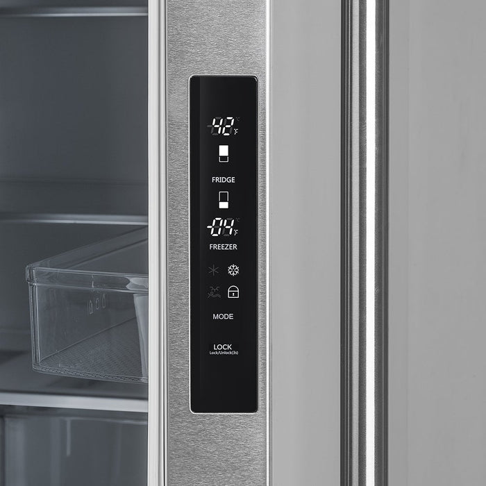 FORNO Appliance Package - 48" Gas Burner, Electric Oven Range, Range Hood, 36" Refrigerator, AP-FFSGS6156-48-20