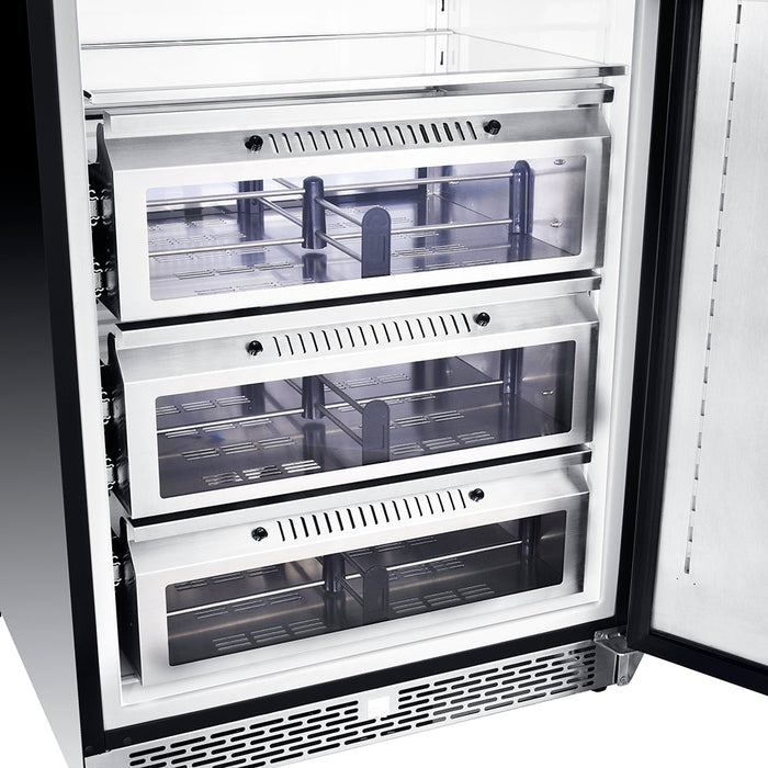 FORNO Colone 30" 14.6 cu.ft. Freestanding Refrigerator in Stainless Steel, FFRBI1821-30S