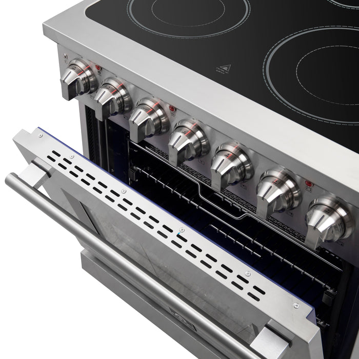 FORNO Massimo 30" 4.32 cu. ft. Freestanding Electric Range with 5 Elements, FFSEL6020-30