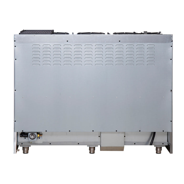 FORNO Galiano 48" 6.58 cu. ft. Dual Fuel Range with French Door in Stainless Steel, FFSGS6356-48