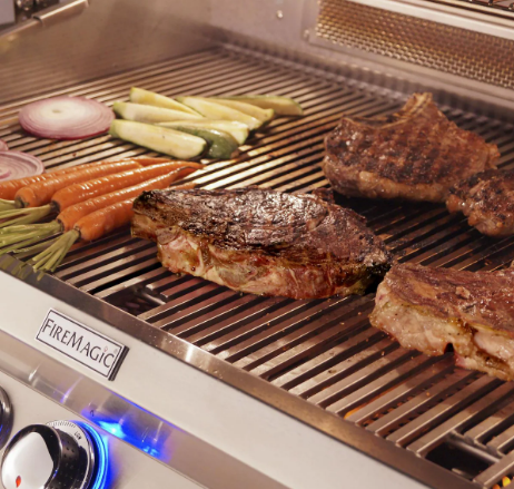 Fire Magic Echelon Diamond E660I 30-Inch Built-In Natural/Propane Gas Grill W/ One Infrared Burner, Rotisserie, & Digital Thermometer - E660I-8L1N/E660I-8L1P