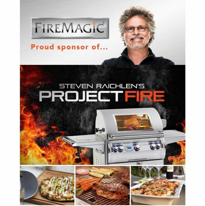 Fire Magic Aurora A540S 30-Inch Propane Gas Grill With One Infrared Burner, Side Burner, And Analog Thermometer - A540S-7LAP-62