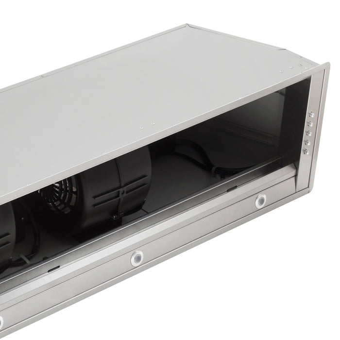 FORNO Frassanito 60" 1,200 CFM Recessed Range Hood with Baffle Filters, FRHRE5346-60