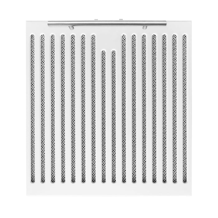 FORNO Espresso Package - 30" Electric Range, Range Hood and Dishwasher in White with Silver Handles