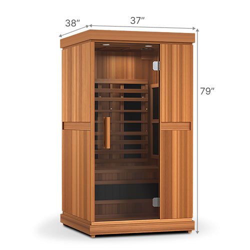 Finnmark FD-1 Full Spectrum Infrared Sauna Room Dimensions