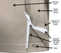 Finnmark Sauna Cover Detail Diagram