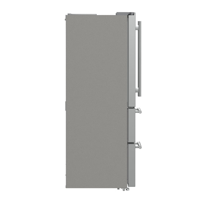 FORNO Moena 36" 19.2 cu. ft. French Door Built-In Refrigerator in Stainless Steel with Ice Maker, FFRBI1820-36SB