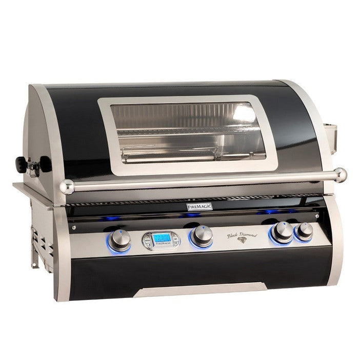 Fire Magic Grills IH790-SMR-108BA 108 Inch Black Diamond Island System Designed for Refrigerator