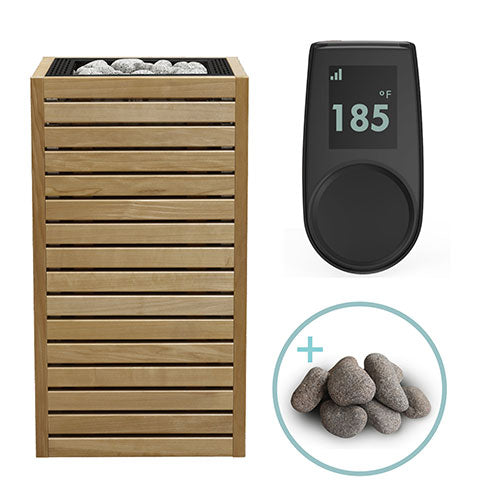 HUUM CORE Sauna Heater Package Thermo-Aspen Black with UKU Local Black