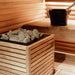 HUUM Core Sauna Heater, Thermo-Aspen Panels, Black Top Panel