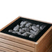 HUUM Core Sauna Heater, Thermo-Aspen Panels, Black Top Panel