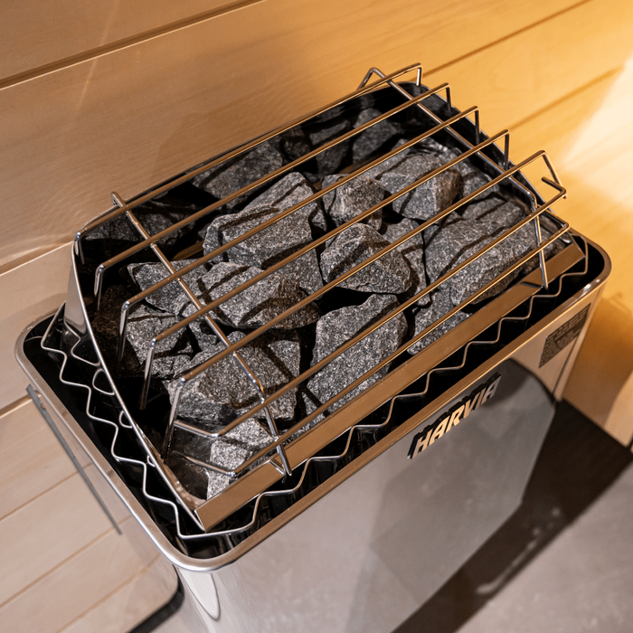 Harvia KIP45B 4.5 kW Electric Sauna Heater w/ Built-in Controls