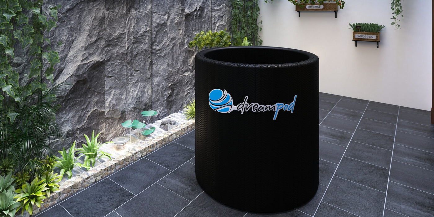 Dreampod-Inflatable PVC Cold Plunge Barrel FLEX with Chiller- DPIB104BPE