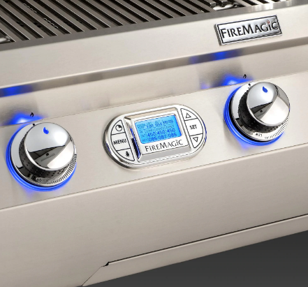 Fire Magic Echelon Diamond E660I 30-Inch Built-In Natural/Propane Gas Grill W/ One Infrared Burner, Rotisserie, & Digital Thermometer - E660I-8L1N/E660I-8L1P