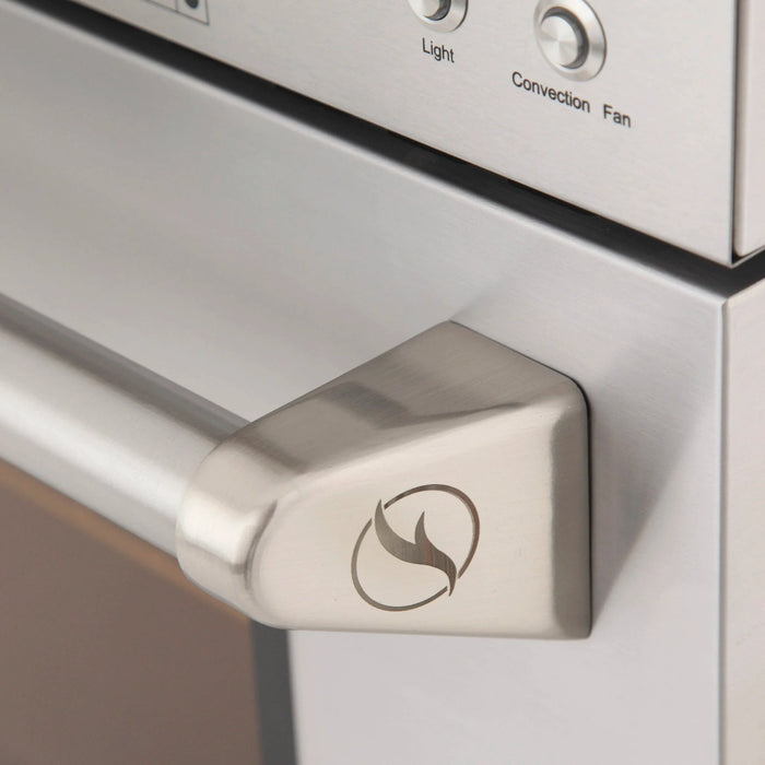Kucht Professional 48-Inch 6.7 cu. ft. Gas Range in Black with Silver Accents (KFX480-BK)
