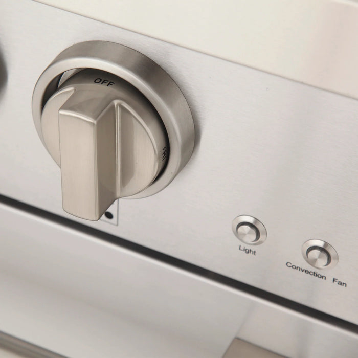 Kucht Professional 48-Inch 6.7 cu. ft. Gas Range in White with True Simmer Burners (KFX4800X-W)