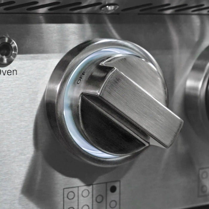 Kucht Professional 36-Inch 5.2 cu. ft. Gas Range in Stainless Steel with True Simmer Burners (KFX3600X-S)