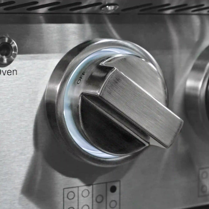 Kucht Professional 48-Inch 6.7 cu. ft. Gas Range in Stainless Steel with True Simmer Burners (KFX4800X-S)