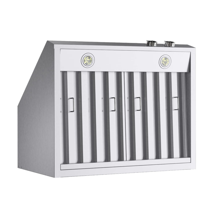 Kucht 30-Inch 900 CFM Ducted Wall Mout Range Hood in Stainless Steel (KRH300-SS-C)