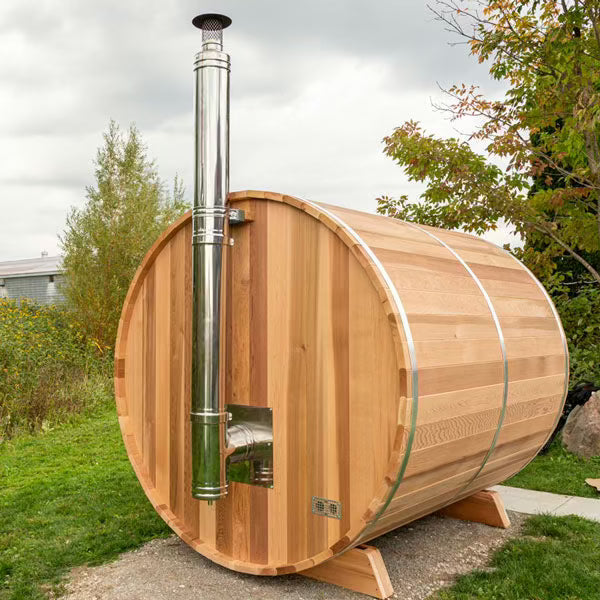 Dundalk Tranquility Barrel Sauna 6'6" x 9'10"