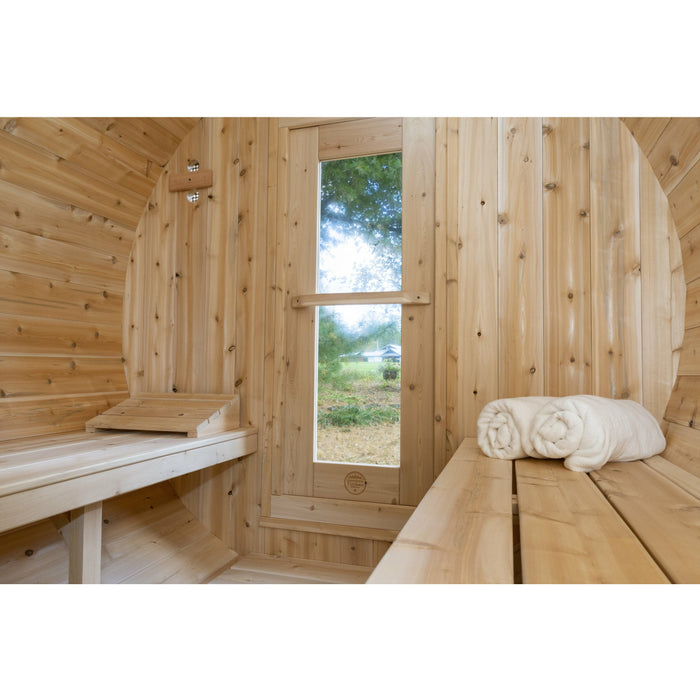 Dundalk Serenity Barrel Sauna  - 6'6" x 6'6"