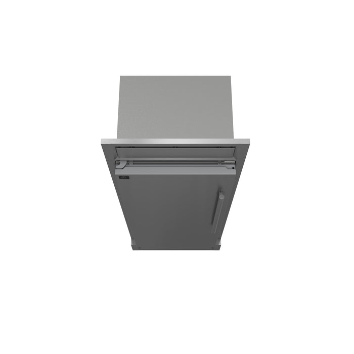 FORNO Maderno 28" 13.6 cu. ft. Left Swing Convertible Refrigerator/ Freezer with Modern Trim Kit, FFFFD1722-32LS