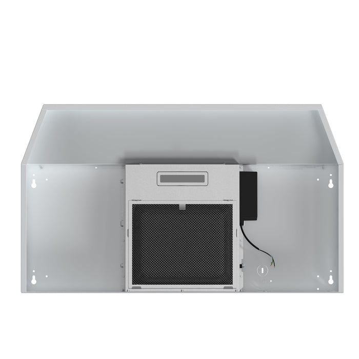 FORNO Cappa 30" 200 CFM Compact Under Cabinet Convertible Range Hood in White, FRHUC5200-30WHT