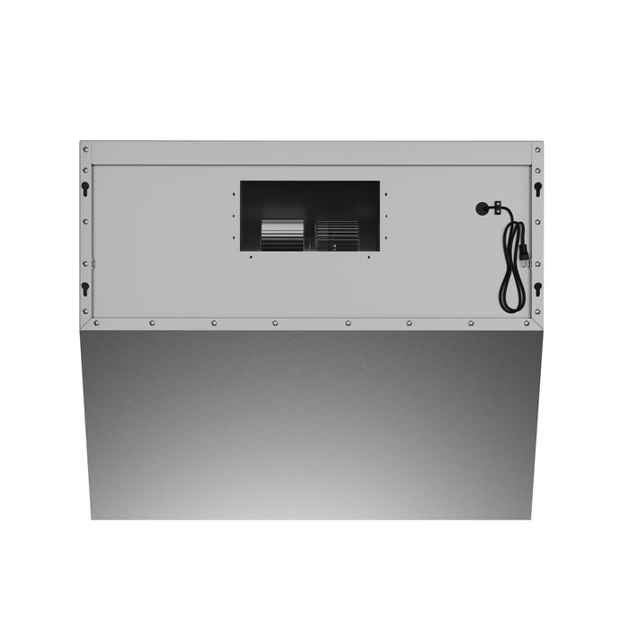 FORNO Savona 30" 600 CFM Wall Mount Range Hood and Back Splash, FRHWM5029-30HB