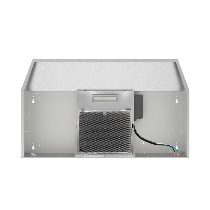 FORNO Cappa 30" 200 CFM Compact Under Cabinet Convertible Range Hood in Stainless Steel, FRHUC5200-30