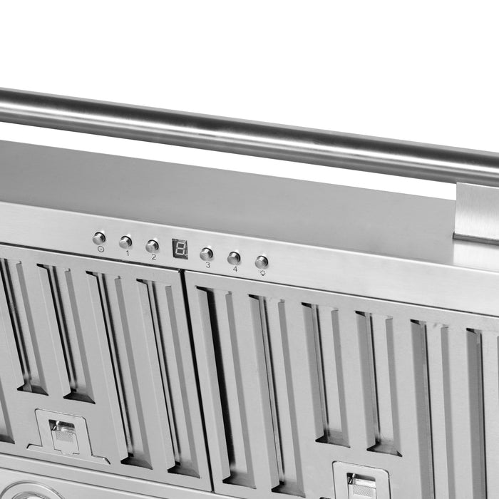 FORNO Aria 30" 600 CFM Convertible Wall Mount Range Hood in Stainless Steel, FRHWM5095-30