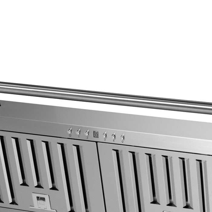 FORNO Aria 36" 1200 CFM Convertible Wall Mount Range Hood in Stainless Steel, FRHWM5095-36