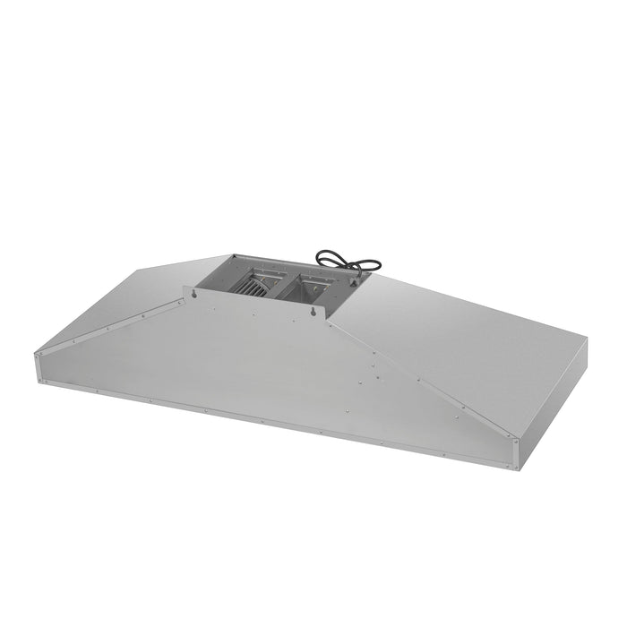 FORNO Aria 60" 1200 CFM Convertible Wall Mount Range Hood in Stainless Steel, FRHWM5095-60