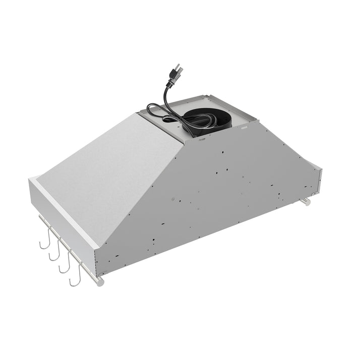 FORNO Venezia 36" 370 CFM Wall Mount Ducted Range Hood with Touch Controls and LED Lights in Stainless Steel, FRHWM5503-36
