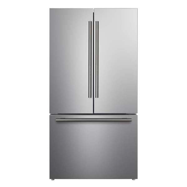 FORNO Rivello 36" French Door Refrigerator with Water and Ice Dispenser in Stainless Steel, FFFFD1783-36S