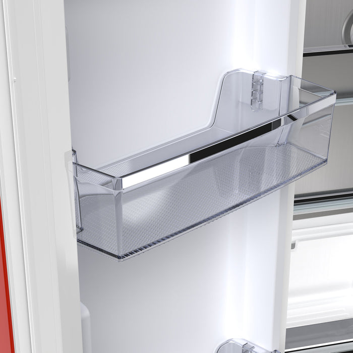 FORNO Espresso Luigi 33" 18 cu. ft. French Door Refrigerator in Red, FFFFD1791-33RED