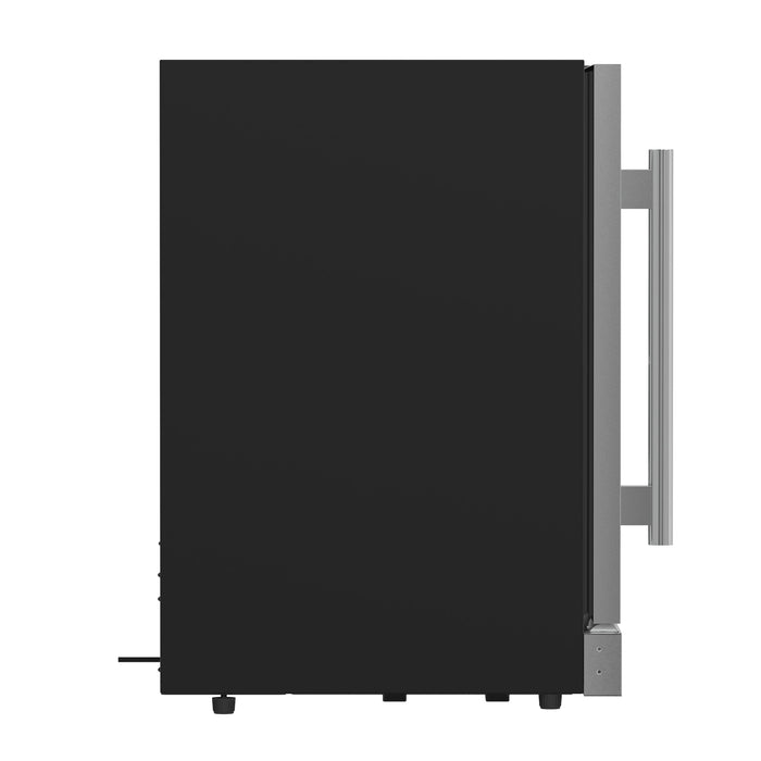 FORNO Asciutto 24" 4.41 cu.ft  Dry Aging Cabinet with LED Lighting and Adjustable Shelves in Stainless Steel, FFSDA6840-24