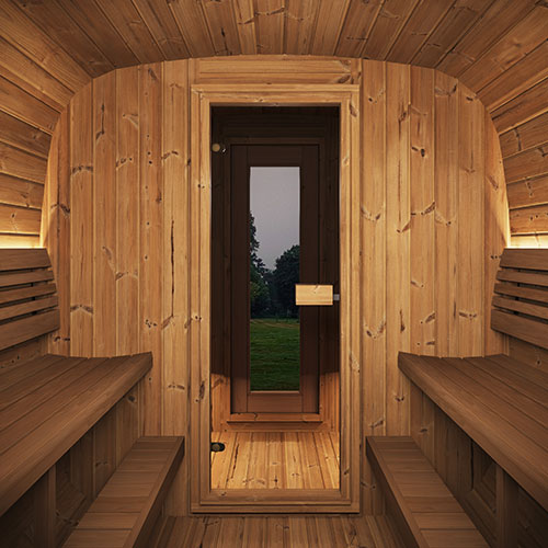 SaunaLife Model CL12GCP Outdoor Sauna