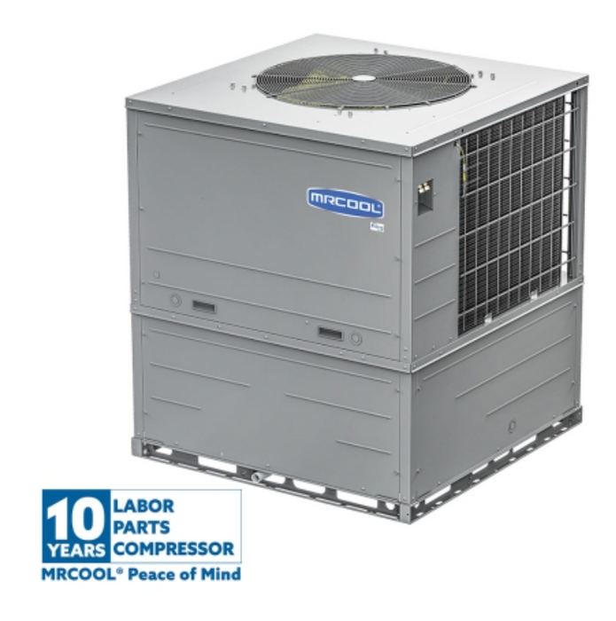 2 Ton 17.8 SEER2 Inverter Heat Pump Package Unit – Downflow/Horizontal, 1,000–1,200 Sq Ft Coverage | Model MDPH180244
