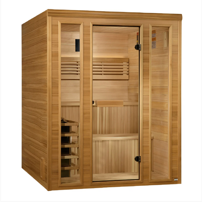 2025 Golden Designs "Engelberg" 6 Person Traditional Sauna (GDI-7060-01)