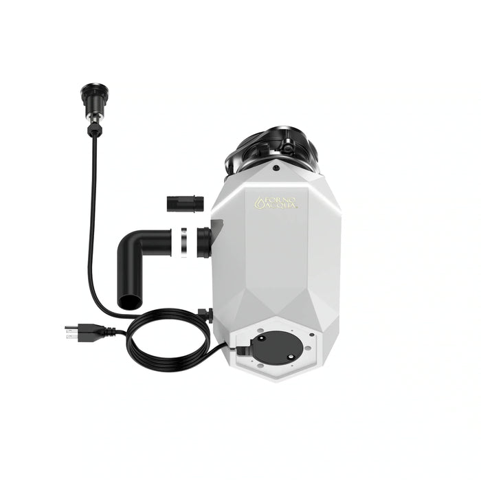 Forno Acqua BrightDiamond Moonstone 3/4HP Super Quiet Garbage Disposal Corded with Motion Sensor Cabinet Light & Pre-Wired Air Switch (WDD075TA2MS)