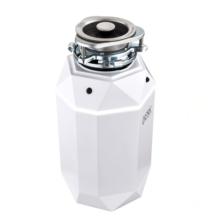 Forno Acqua BrightDiamond Moonstone 1HP Super Quiet Garbage Disposal Corded with Motion Sensor Cabinet Light & Pre-Wired Air Switch (WDD100TA2MS)