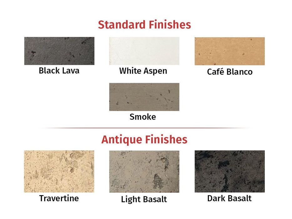 American Fyre Designs Concrete Cover 8110 Model