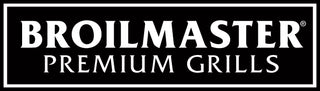 Broilmaster Premium Grills logo with white text